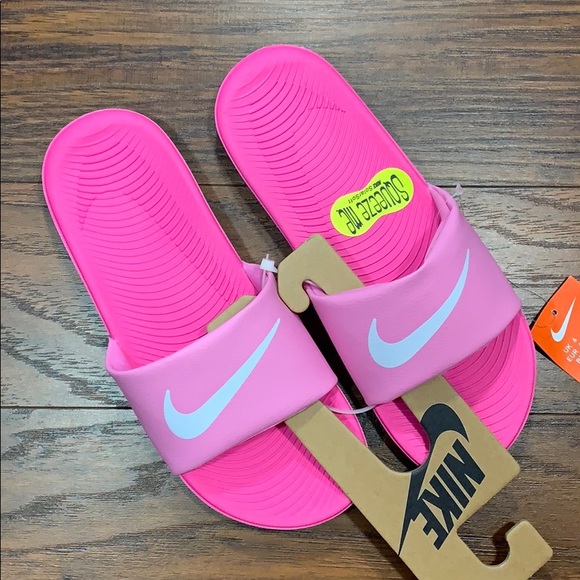 NIKE WMNS KAWA SLIDE Psychic Pink/White - Picture 15 of 16